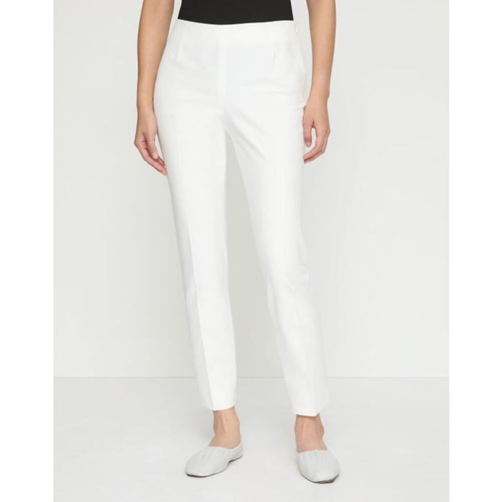 Lafayette 148 Women's Sea Salt Techno Stretch Twill Stanton Pant Size 16 Nwt